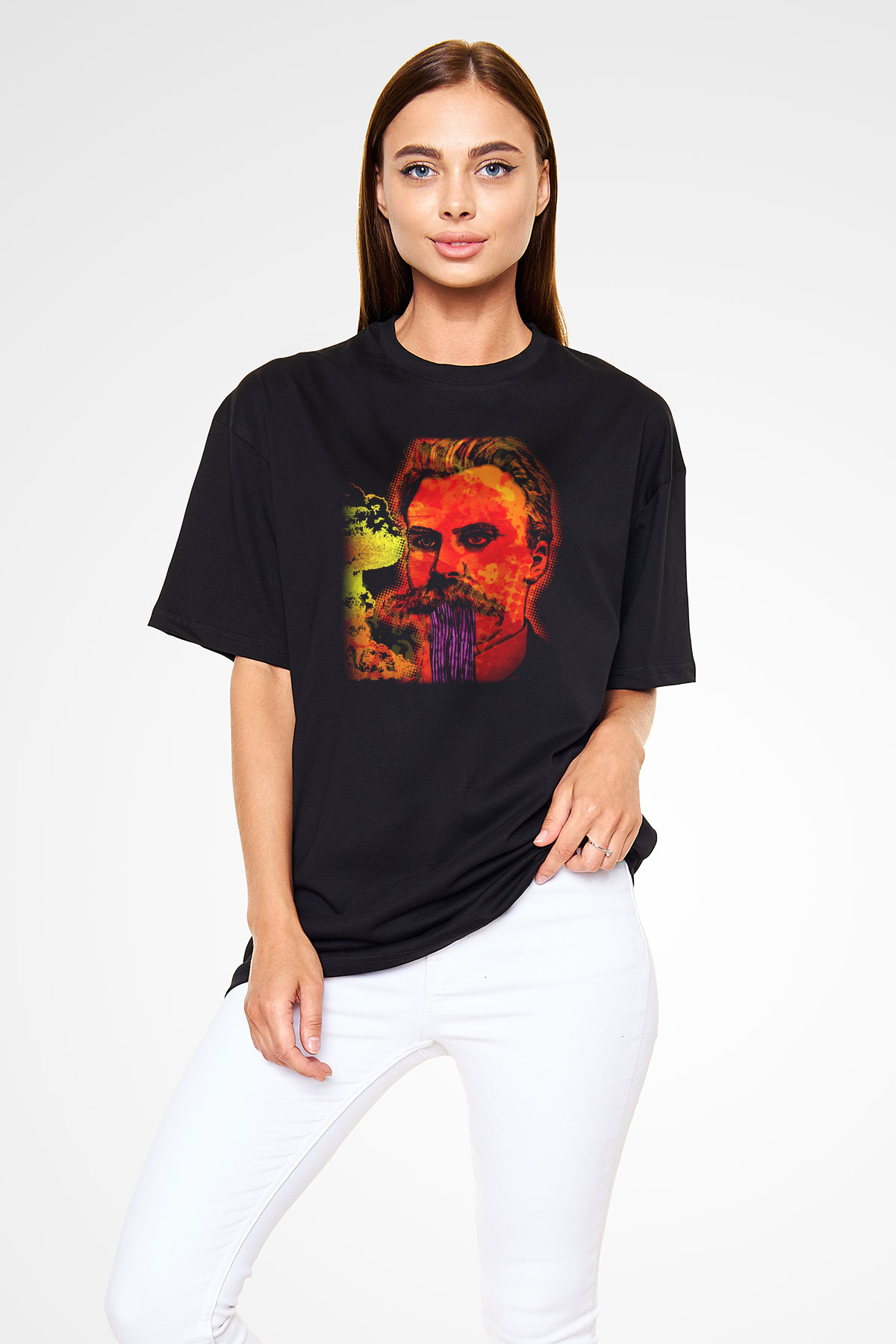 Black Sabbath Siyah Unisex Oversize Tişört T-Shirt