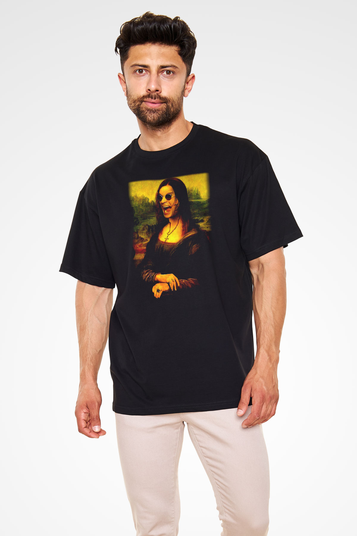 Black Sabbath Siyah Unisex Oversize Tişört T-Shirt