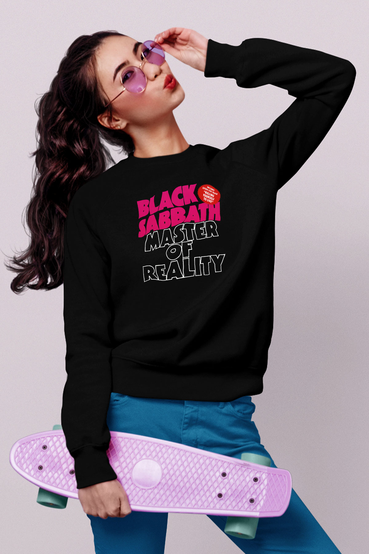 Black Sabbath Siyah Unisex Sweatshirt