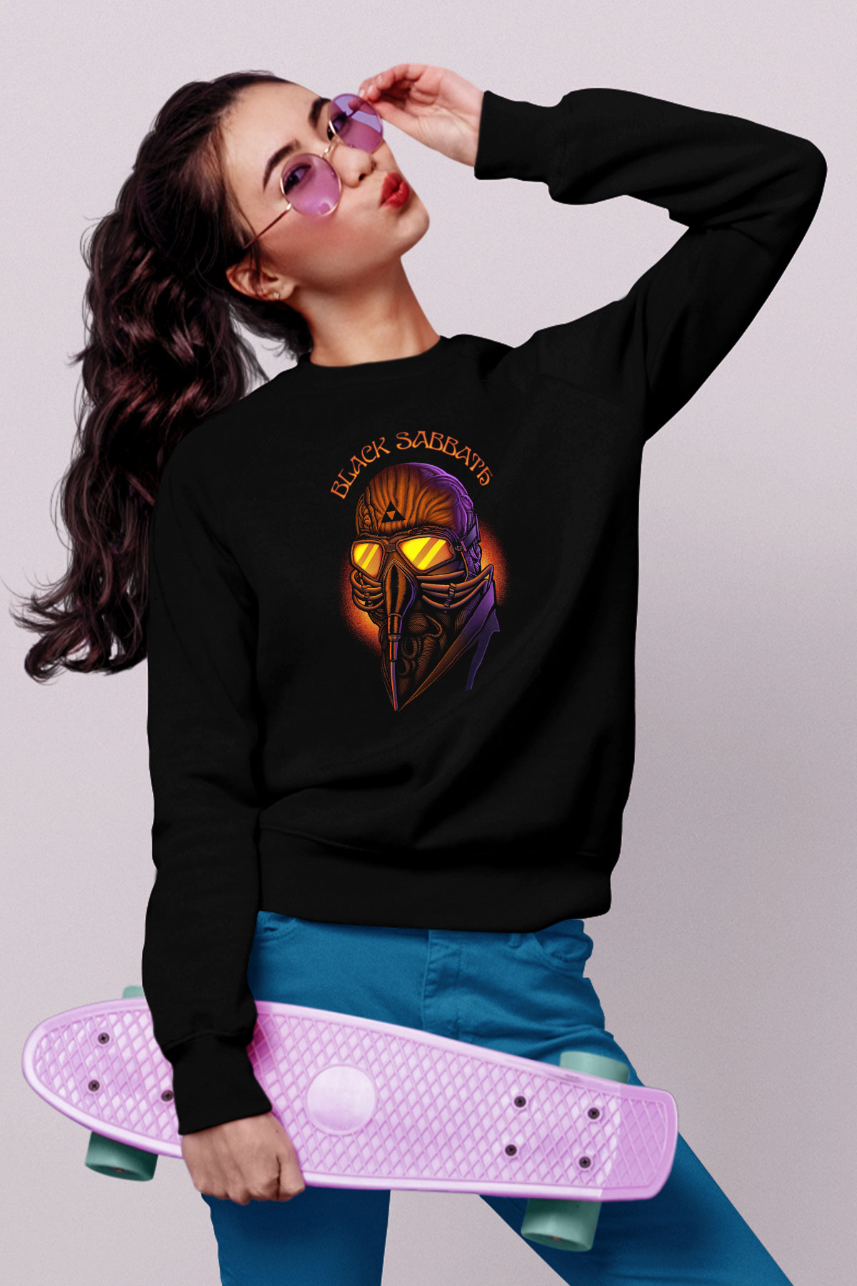 Black Sabbath Siyah Unisex Sweatshirt
