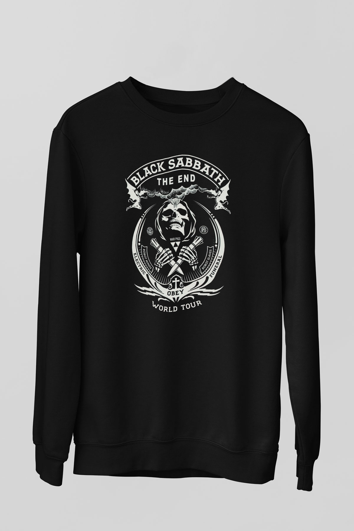 Black Sabbath Siyah Unisex Sweatshirt