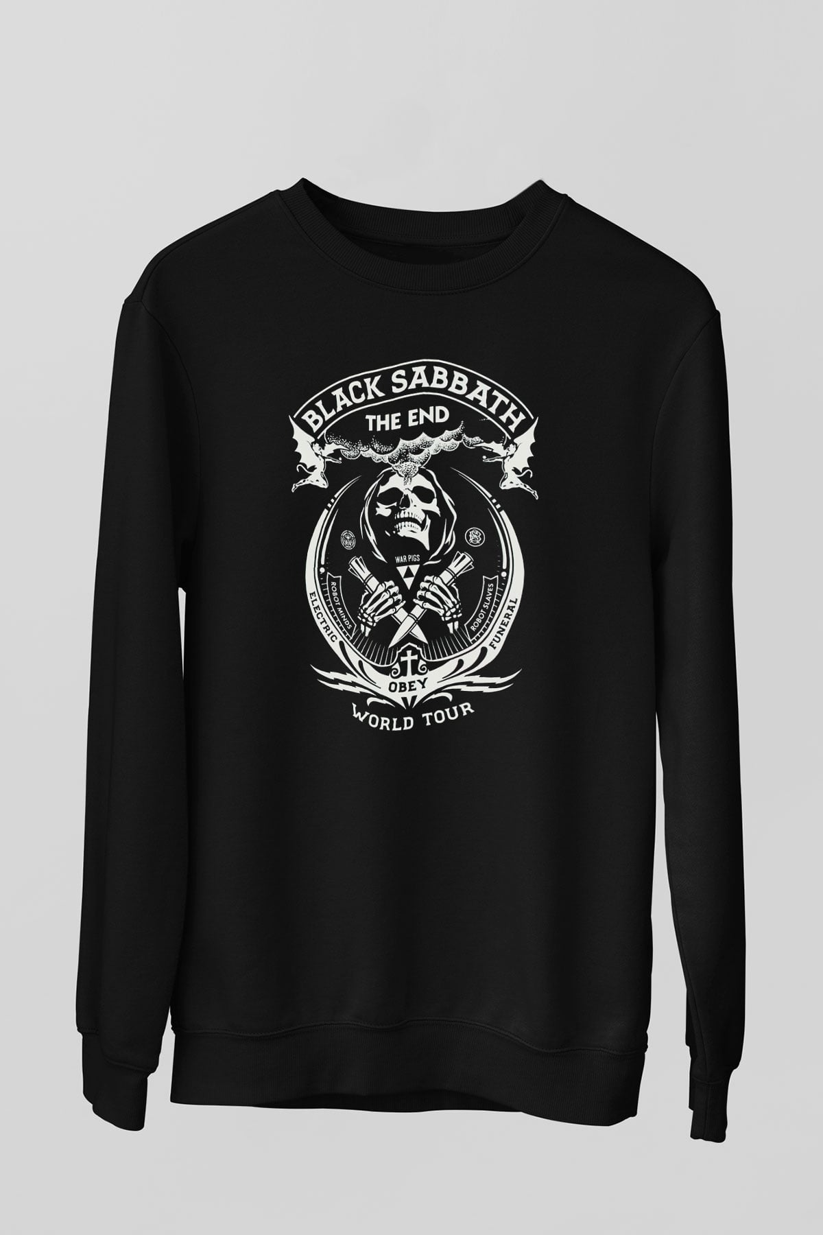 Black Sabbath Siyah Unisex Sweatshirt