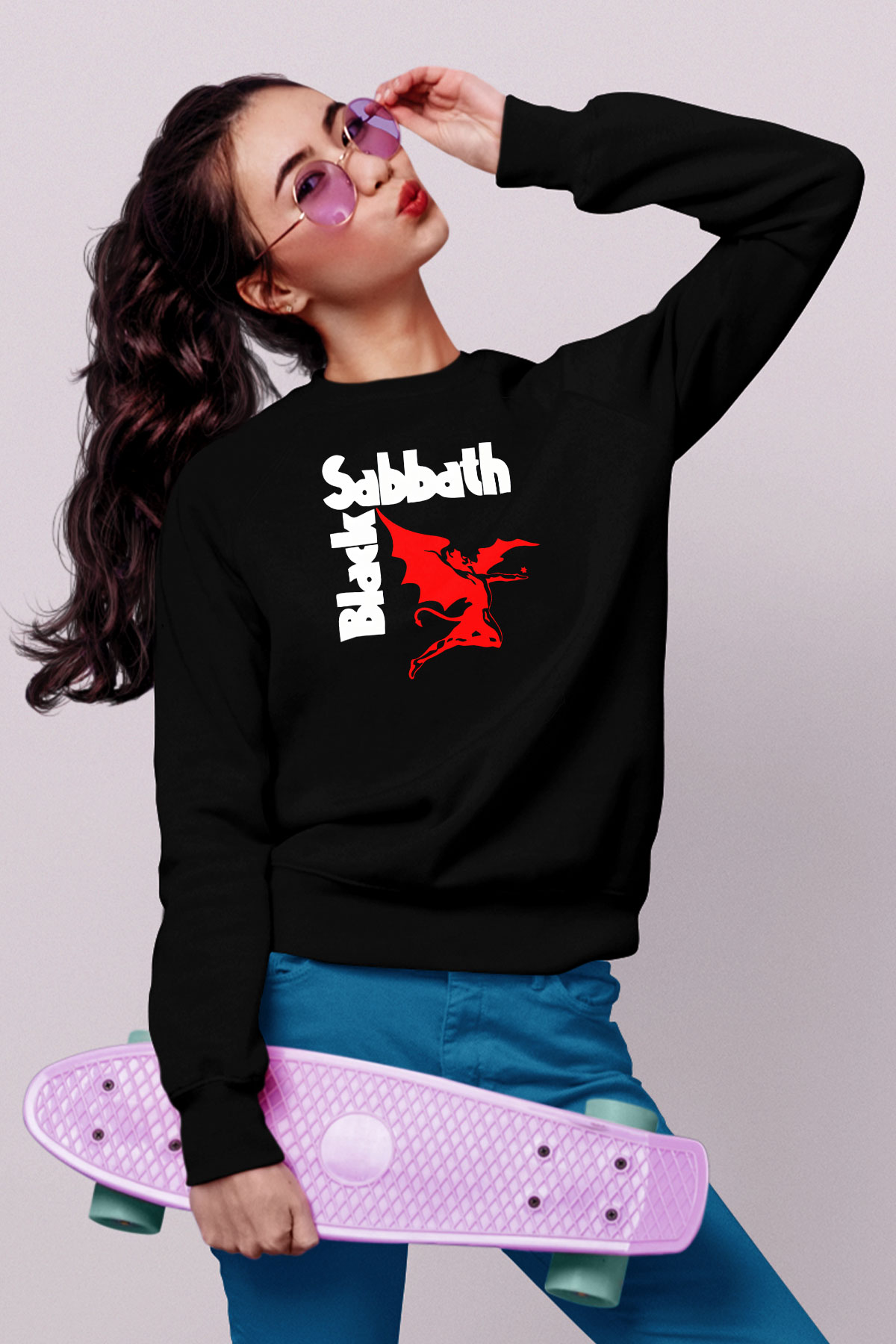 Black Sabbath Siyah Unisex Sweatshirt