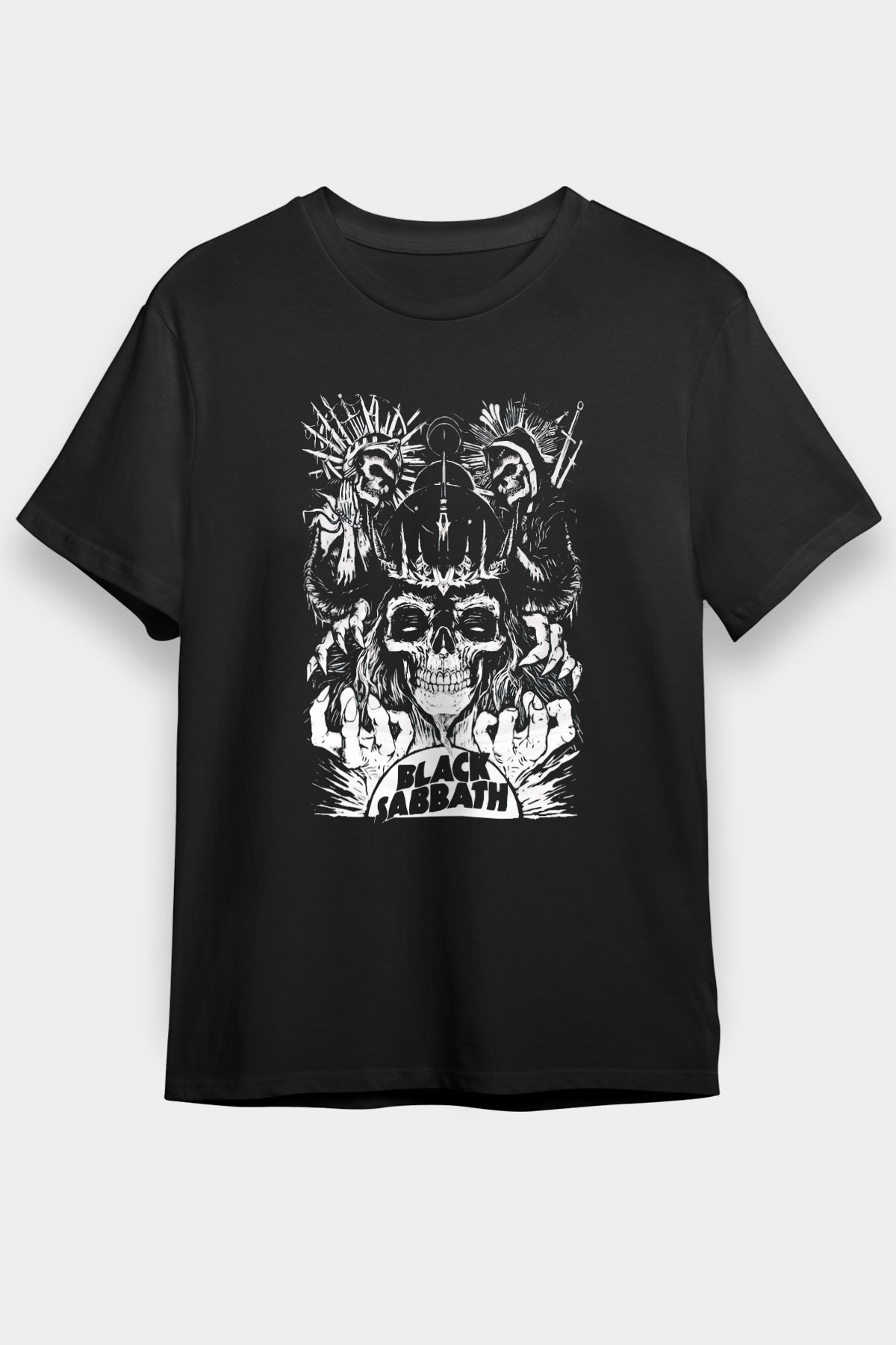 Black Sabbath Siyah Unisex Tişört T-Shirt - TişörtFabrikası