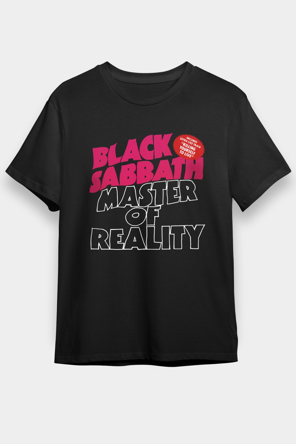 Black Sabbath Siyah Unisex Tişört T-Shirt - TişörtFabrikası