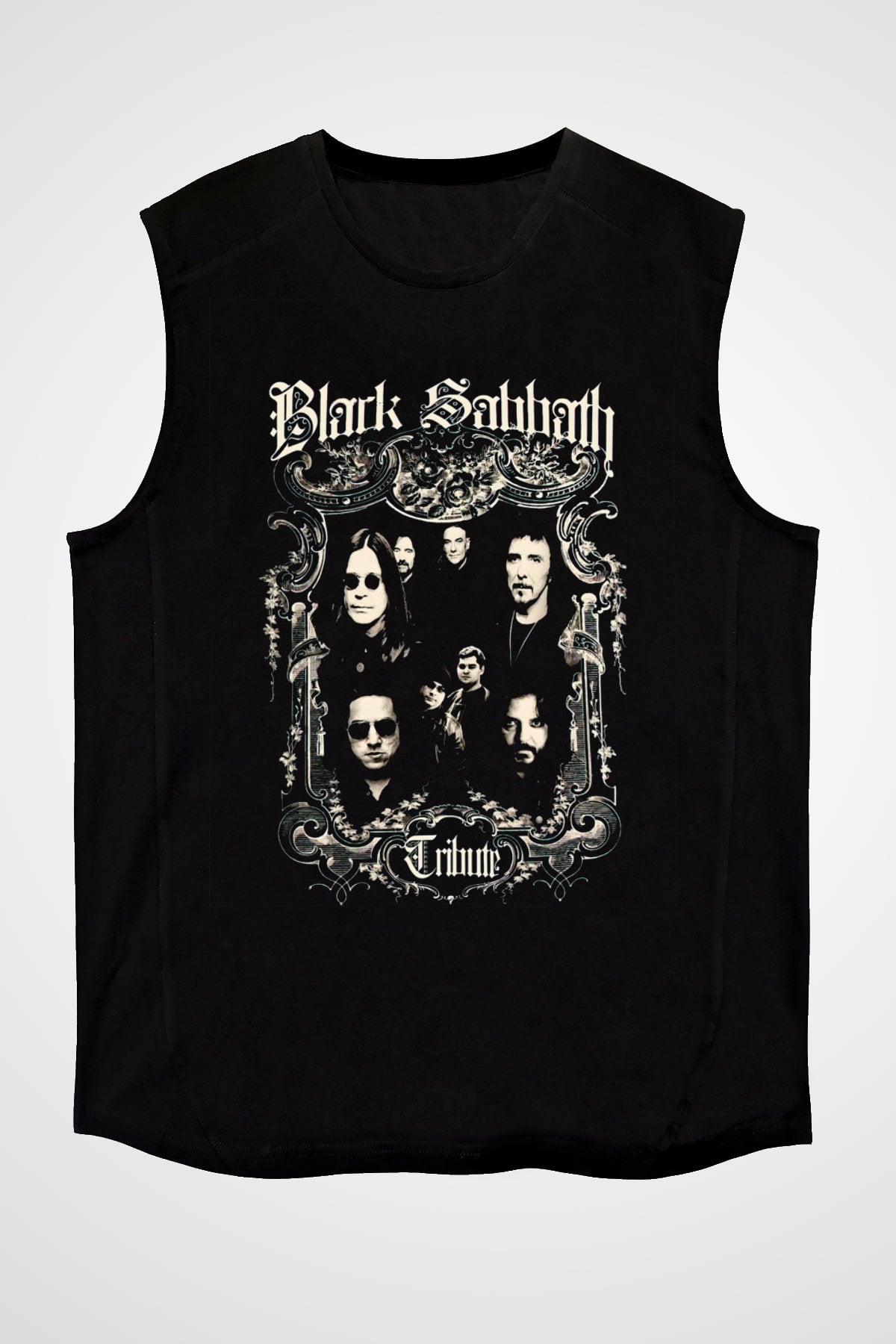 Black Sabbath Tribute Siyah Unisex Kolsuz Tişört
