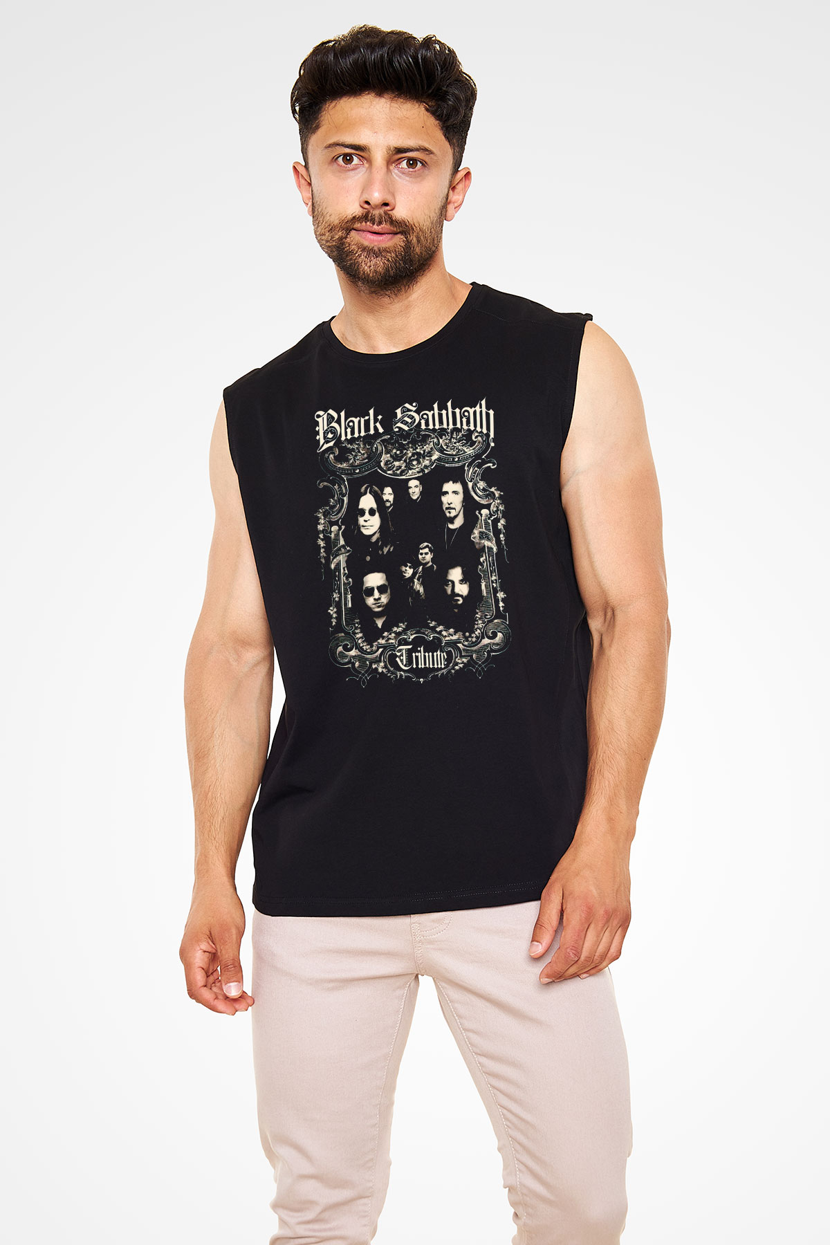 Black Sabbath Tribute Siyah Unisex Kolsuz Tişört