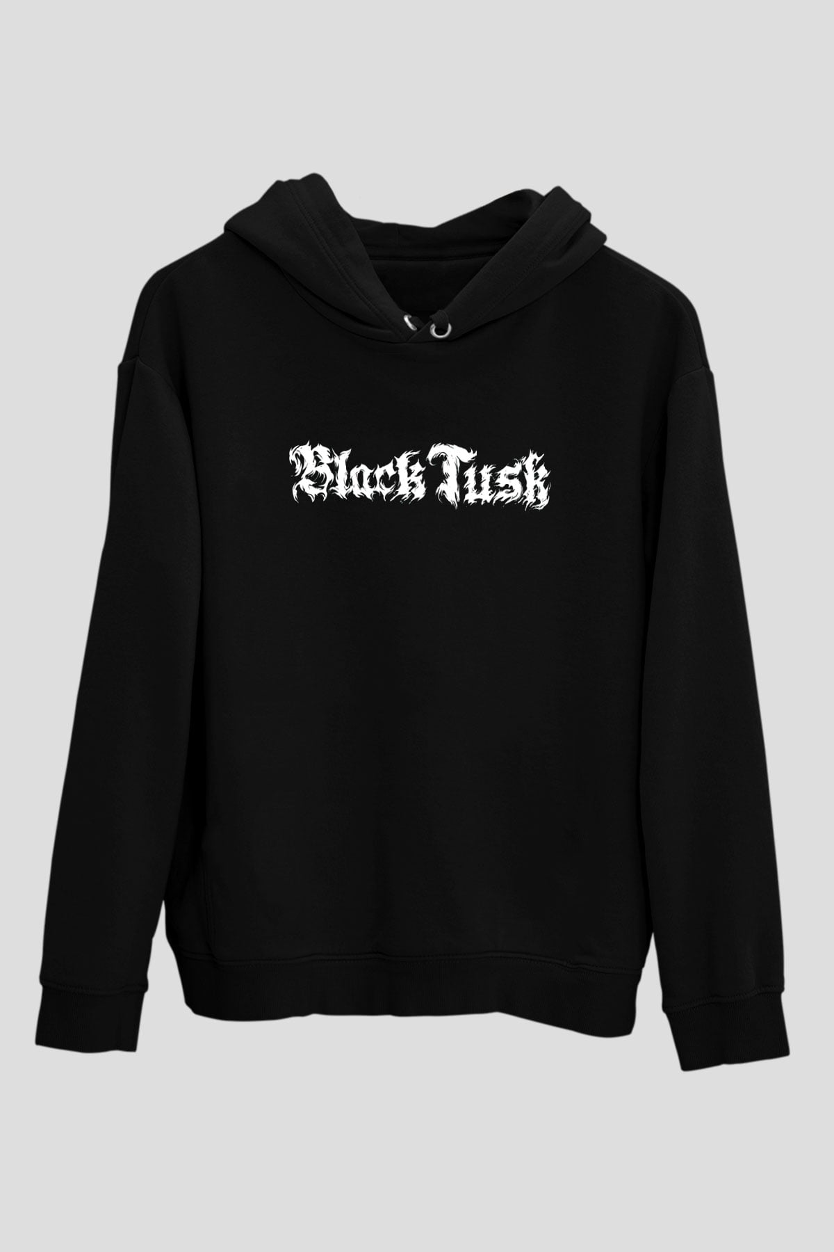 Black Tusk Siyah Unisex Kapüşonlu Sweatshirt