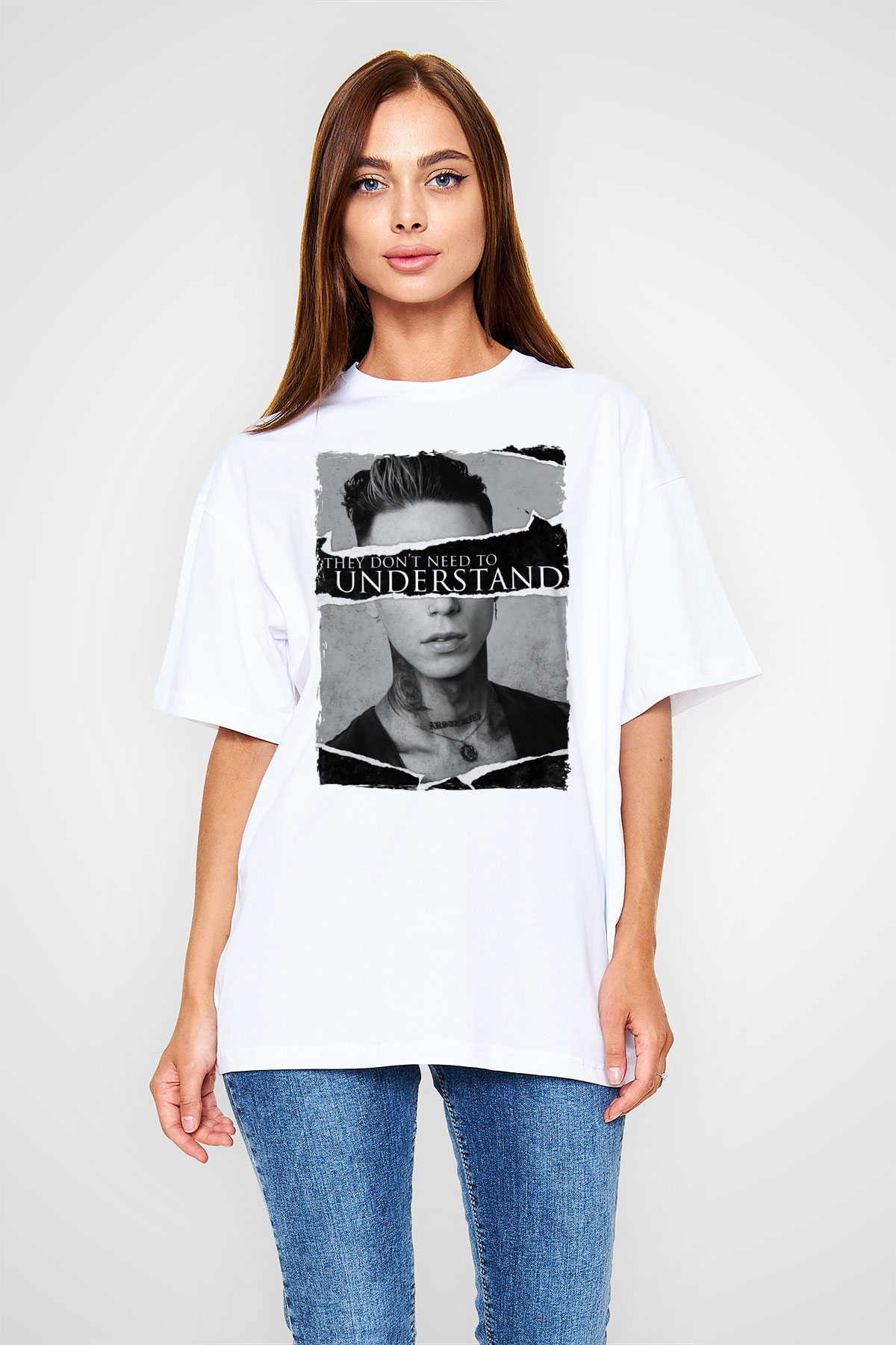 Black Veil Brides Beyaz Unisex Tişört T-Shirt - TişörtFabrikası