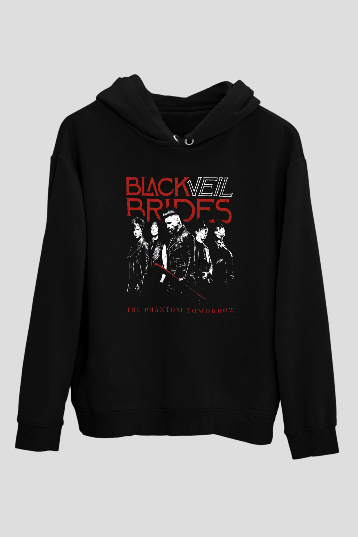 Black Veil Brides Siyah Unisex Kapüşonlu Sweatshirt