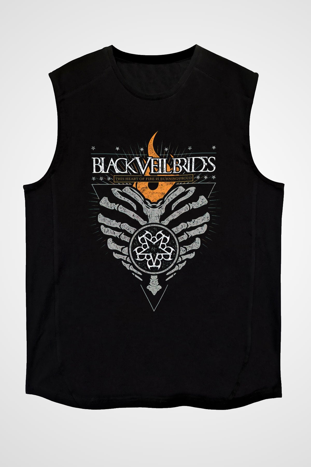 Black Veil Brides Siyah Unisex Kolsuz Tişört