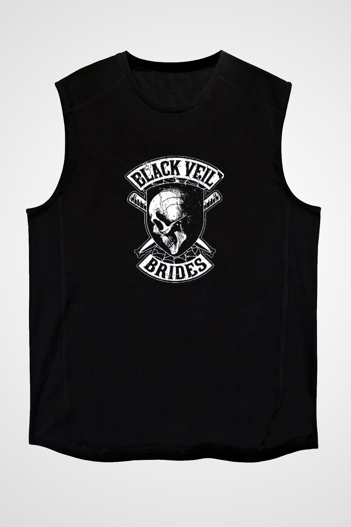 Black Veil Brides Siyah Unisex Kolsuz Tişört