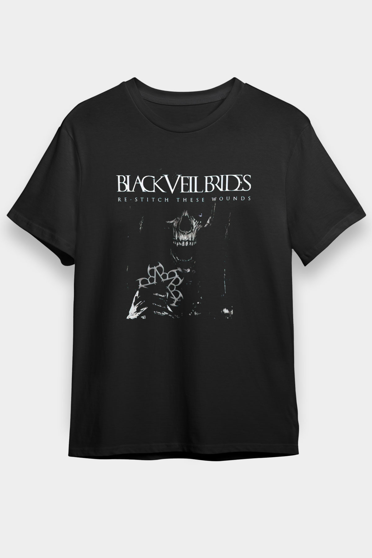 Black Veil Brides Siyah Unisex Tişört T-Shirt - TişörtFabrikası