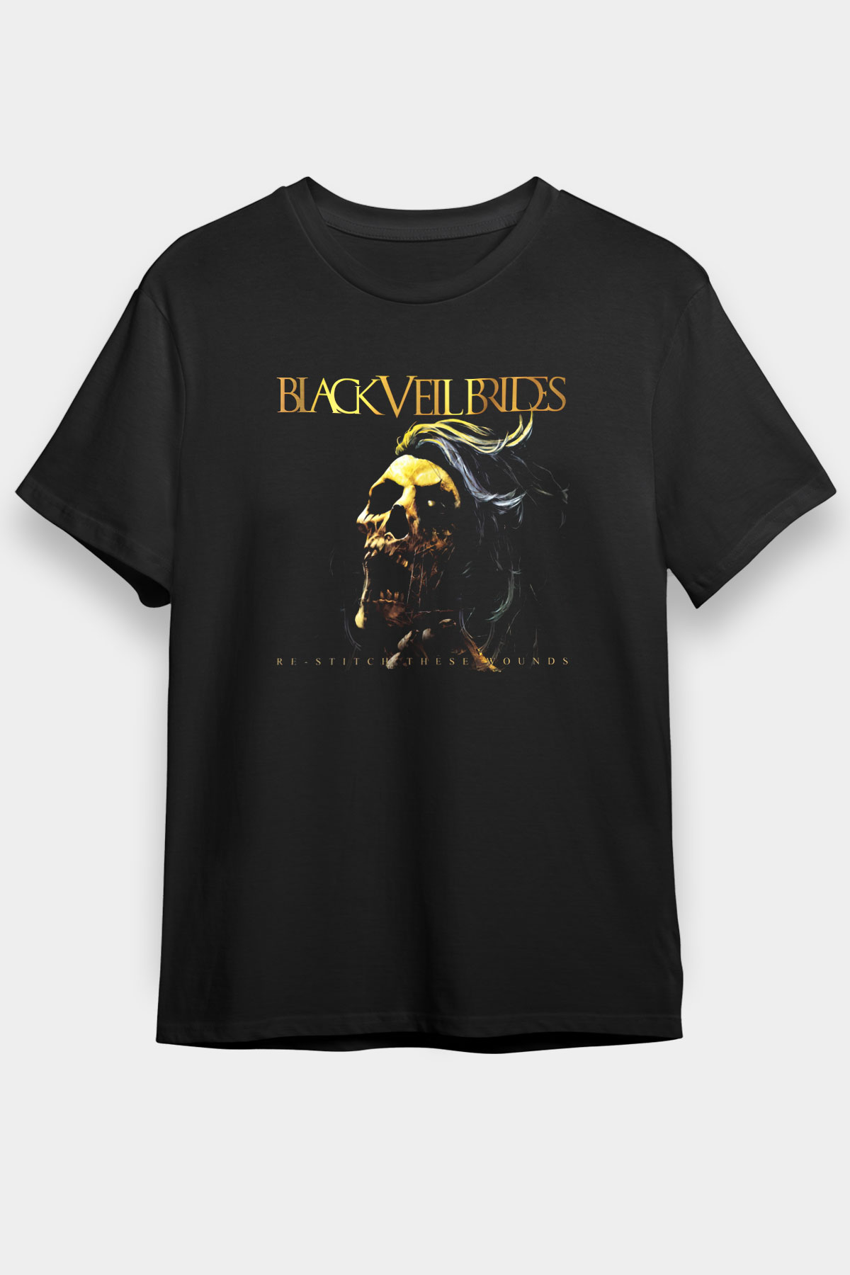 Black Veil Brides Siyah Unisex Tişört T-Shirt - TişörtFabrikası