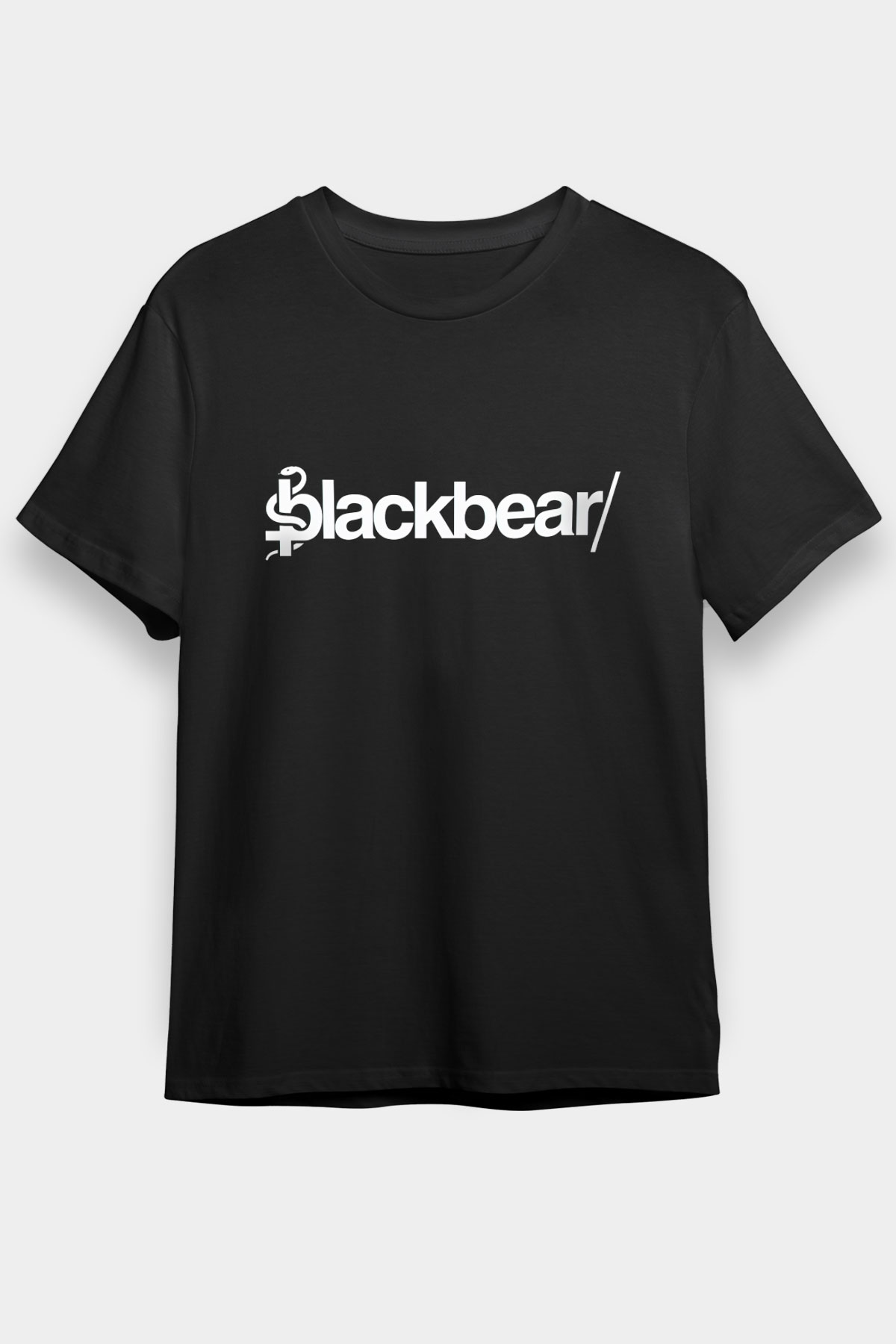 BlackBear Siyah Unisex Tişört T-Shirt - TişörtFabrikası