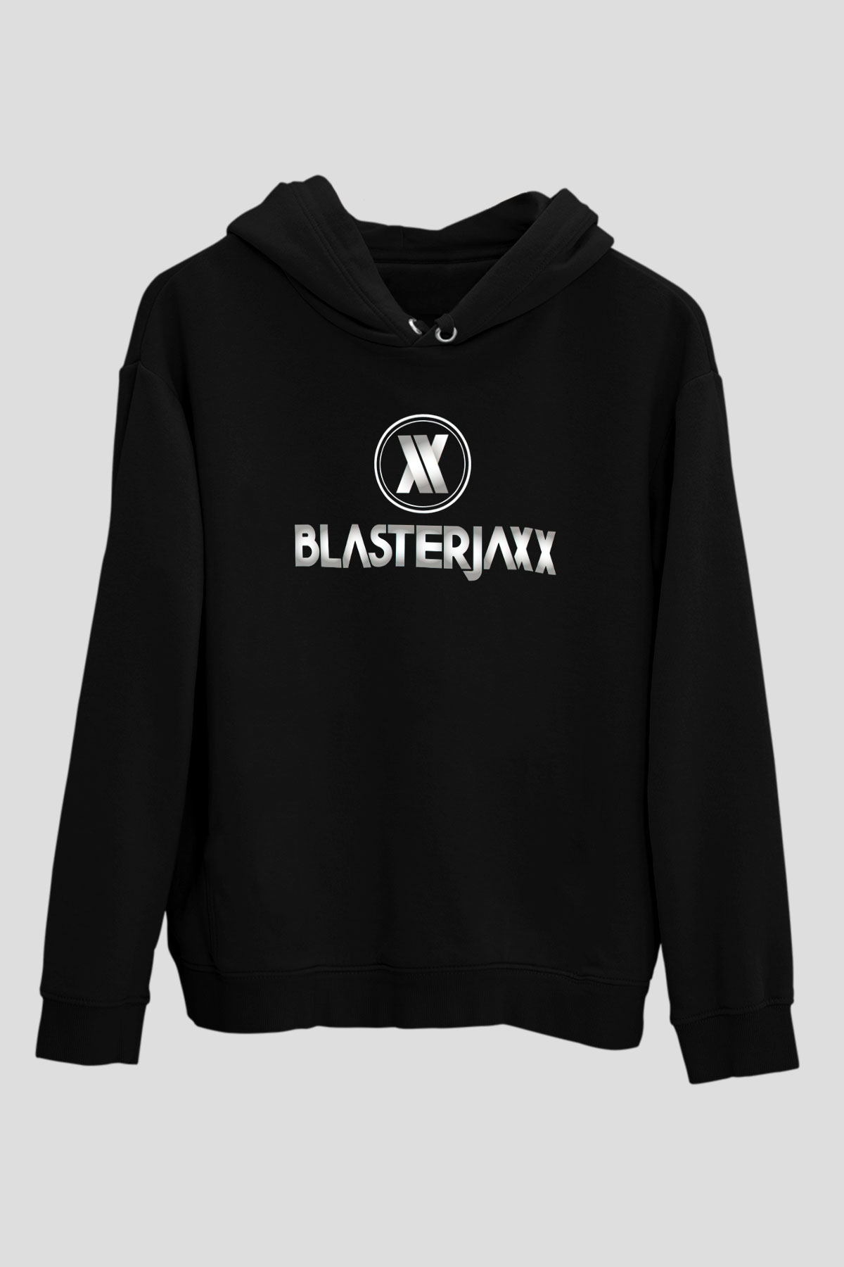 Blasterjaxx Siyah Unisex Kapüşonlu Sweatshirt