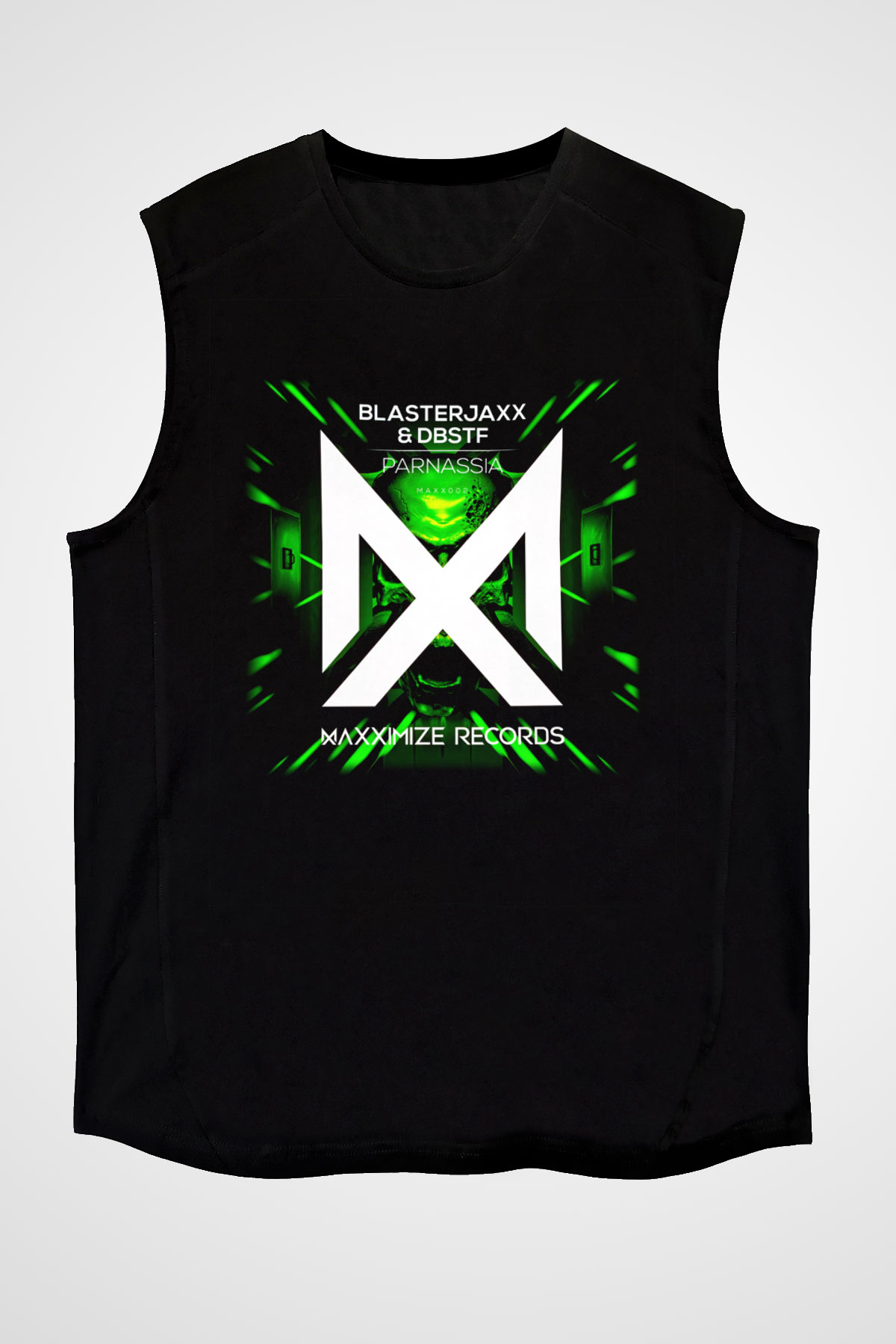 Blasterjaxx Siyah Unisex Kolsuz Tişört