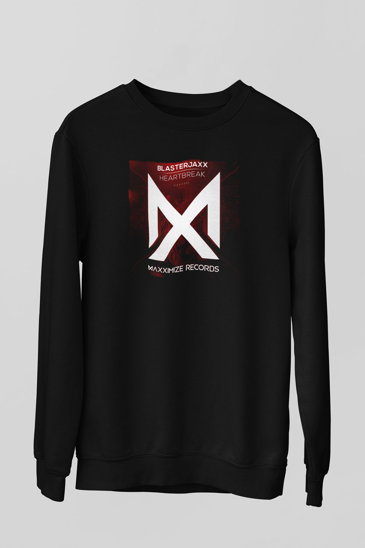 Blasterjaxx Siyah Unisex Sweatshirt