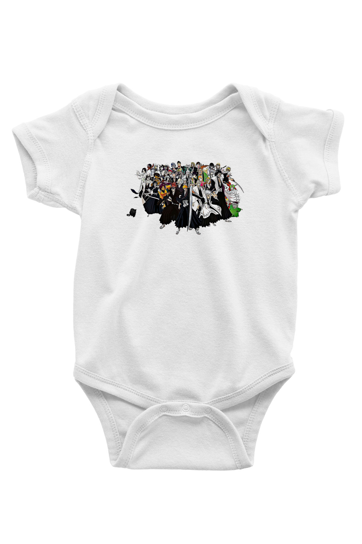 Bleach Baskılı Beyaz Unisex Bebek Body - Zıbın