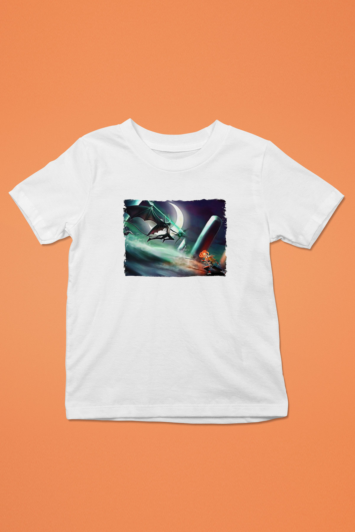 Bleach Baskılı Beyaz Unisex Beyaz Çocuk Tişört - Tshirt