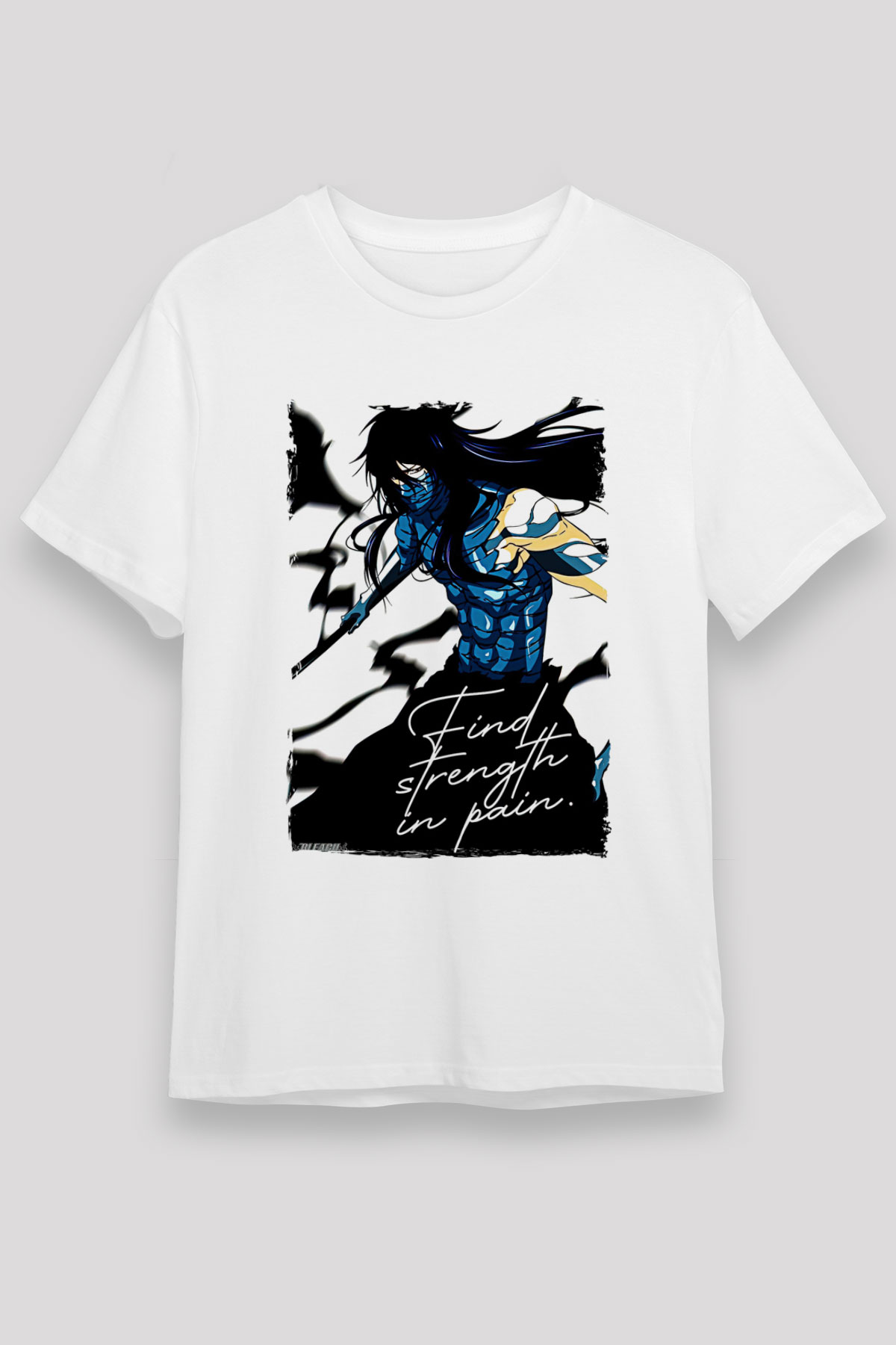 Bleach Unisex Baskılı Beyaz Tişört - Tshirt