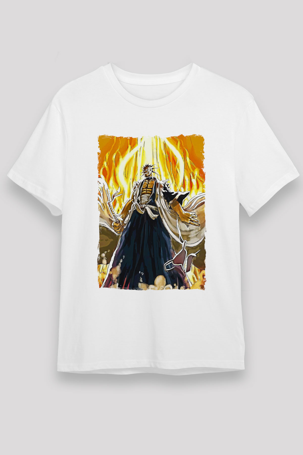 Bleach Unisex Baskılı Beyaz Tişört - Tshirt
