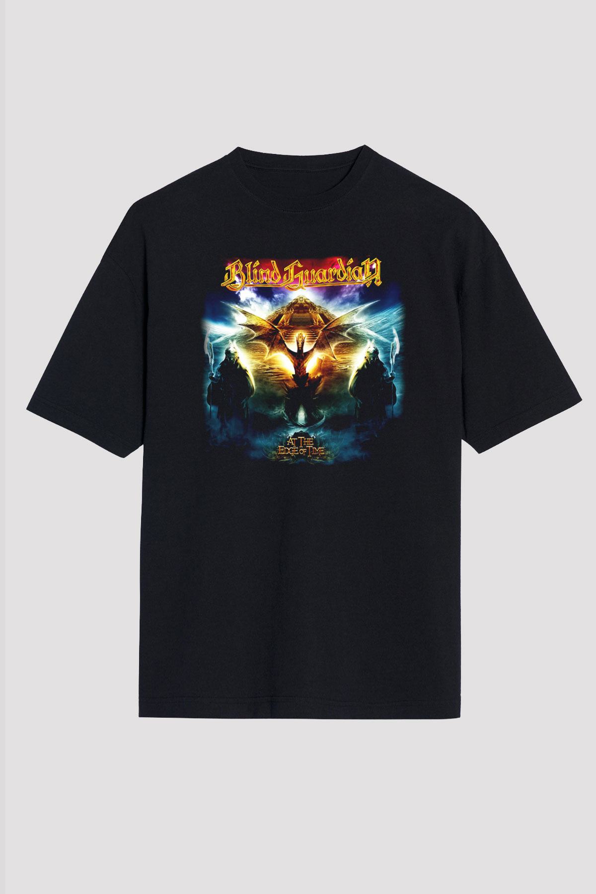 Blind Guardian Siyah Unisex Oversize Tişört T-Shirt
