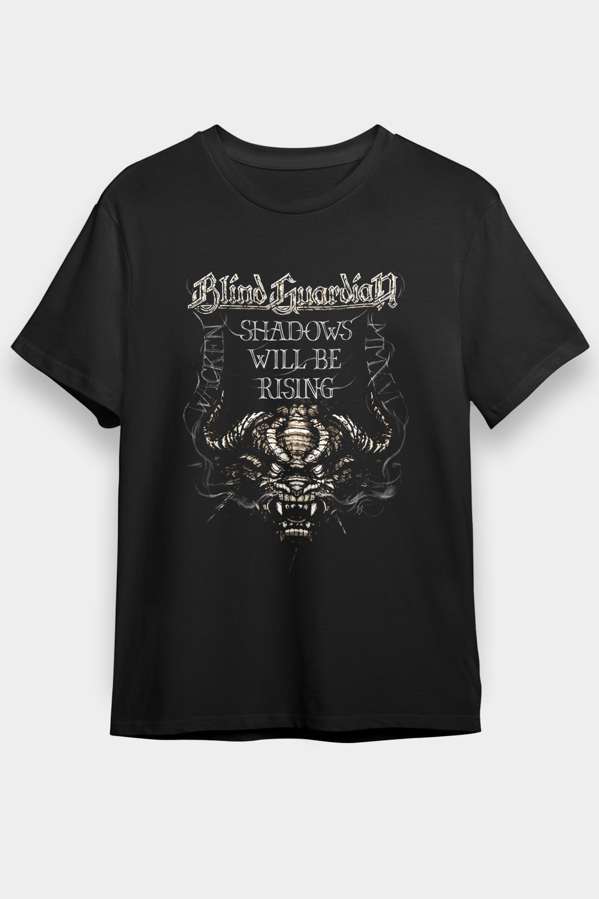 Blind Guardian Siyah Unisex Tişört T-Shirt - TişörtFabrikası