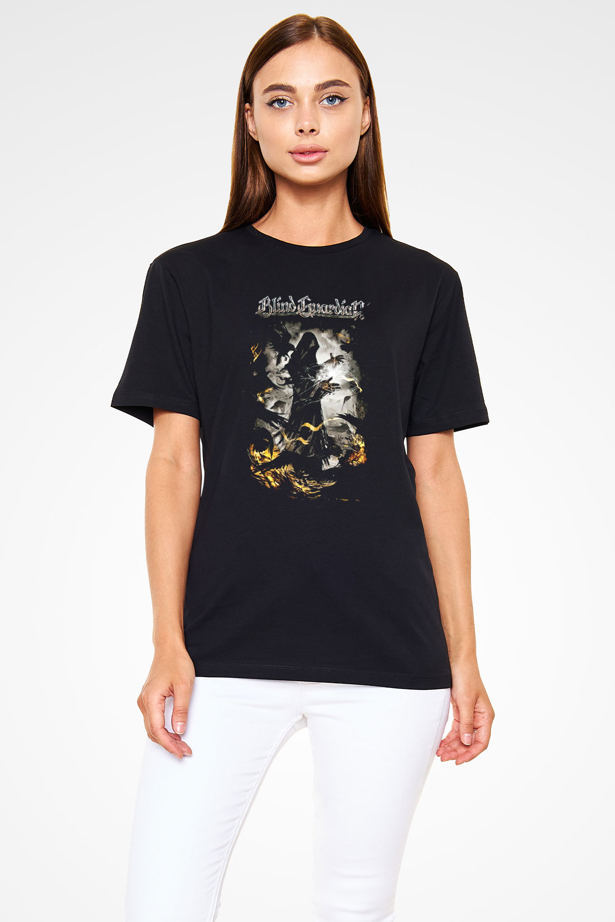 Blind Guardian Siyah Unisex Tişört T-Shirt - TişörtFabrikası