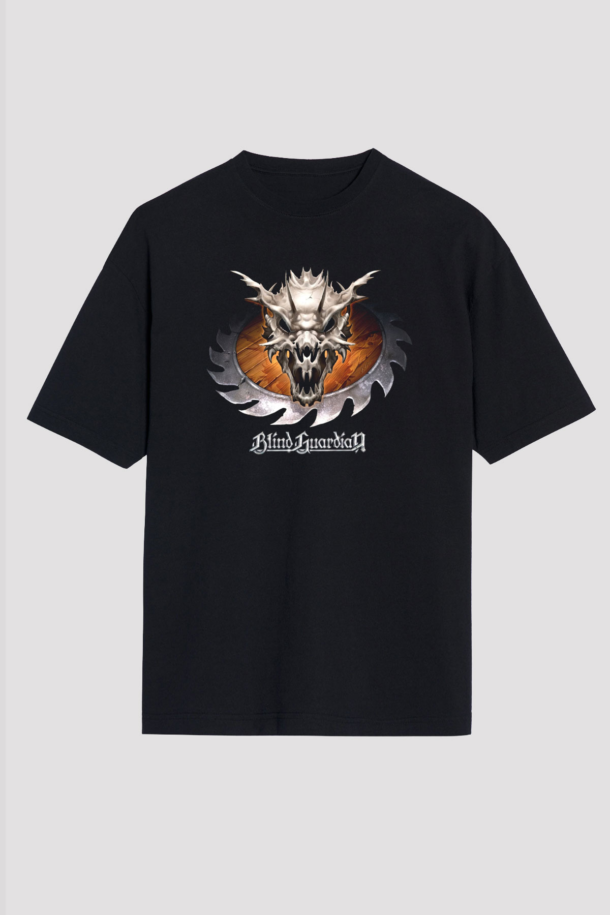 Blind Guardian Siyah Oversize Tişört Oversize T-shirt - TişörtFabrikası
