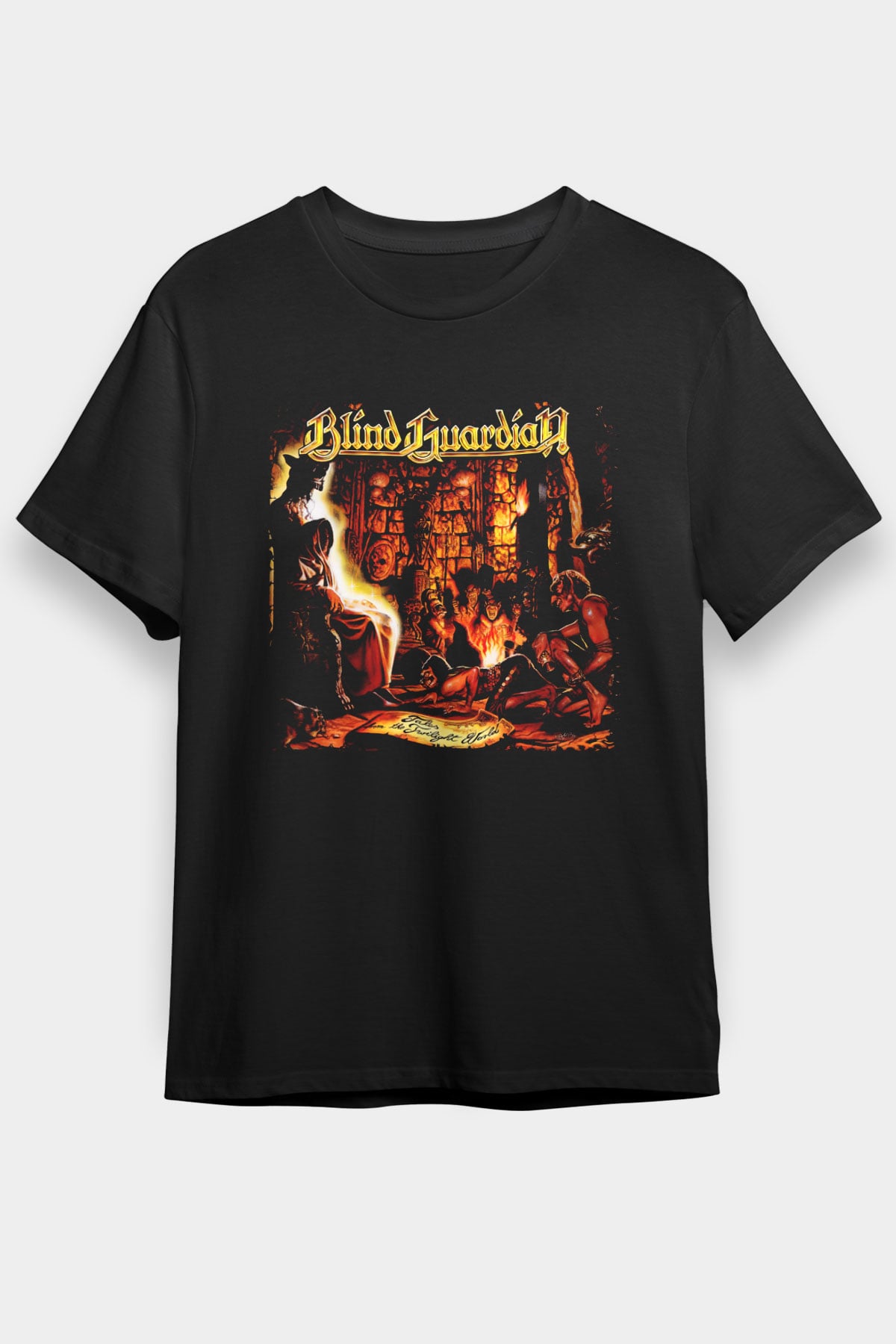 Blind Guardian Siyah Unisex Tişört T-Shirt - TişörtFabrikası