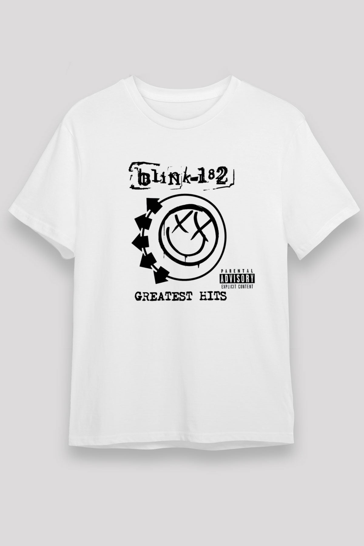 Blink 182 Beyaz Unisex Tişört T-Shirt - TişörtFabrikası