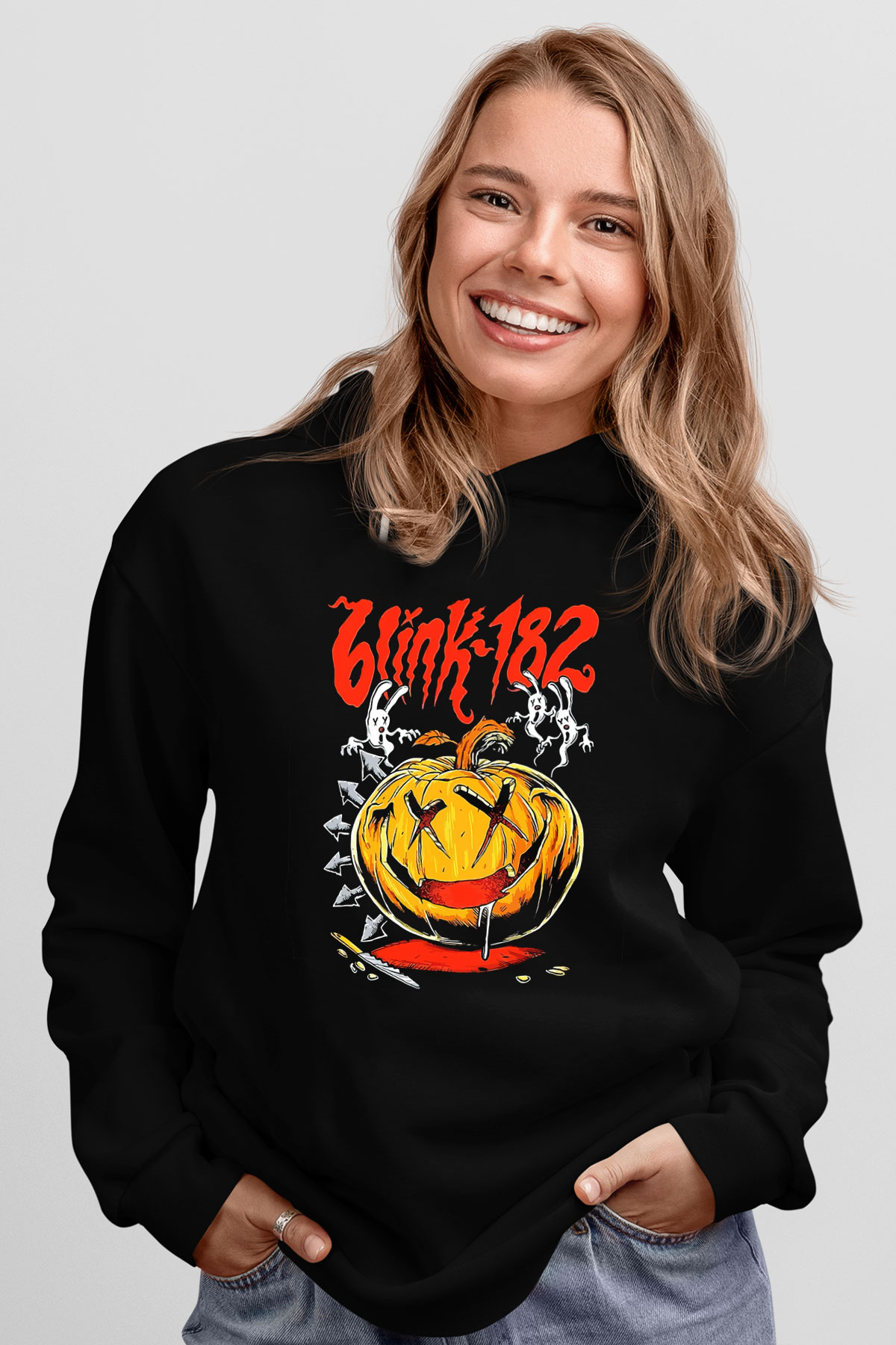 Blink 182 Siyah Unisex Hoodie