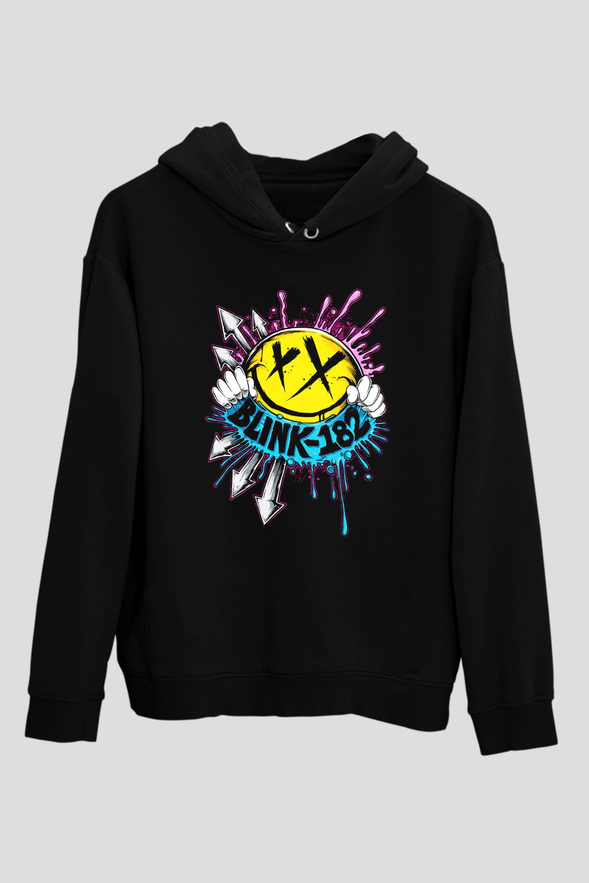 Blink 182 Siyah Unisex Hoodie