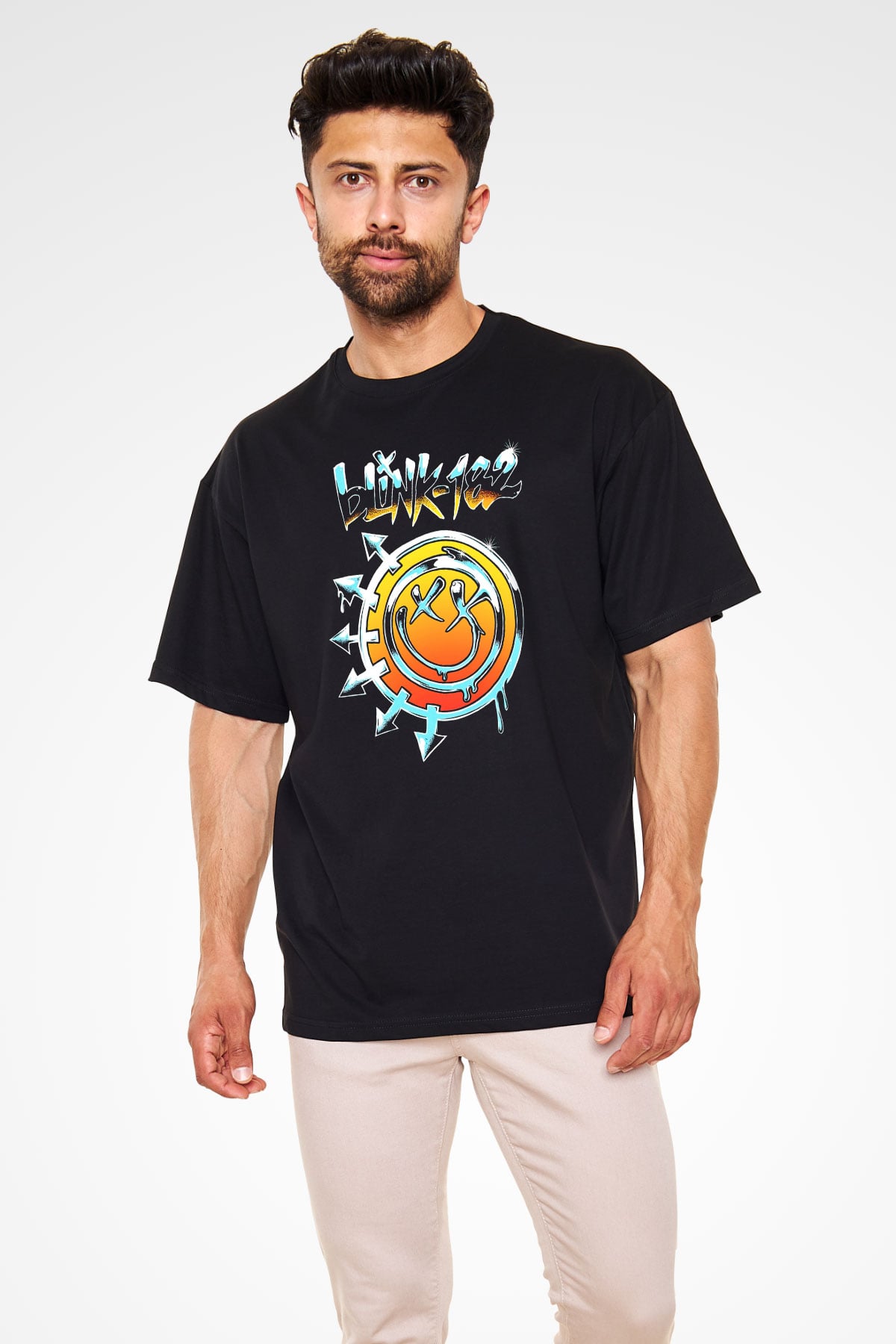 Blink 182 Siyah Unisex Oversize Tişört T-Shirt