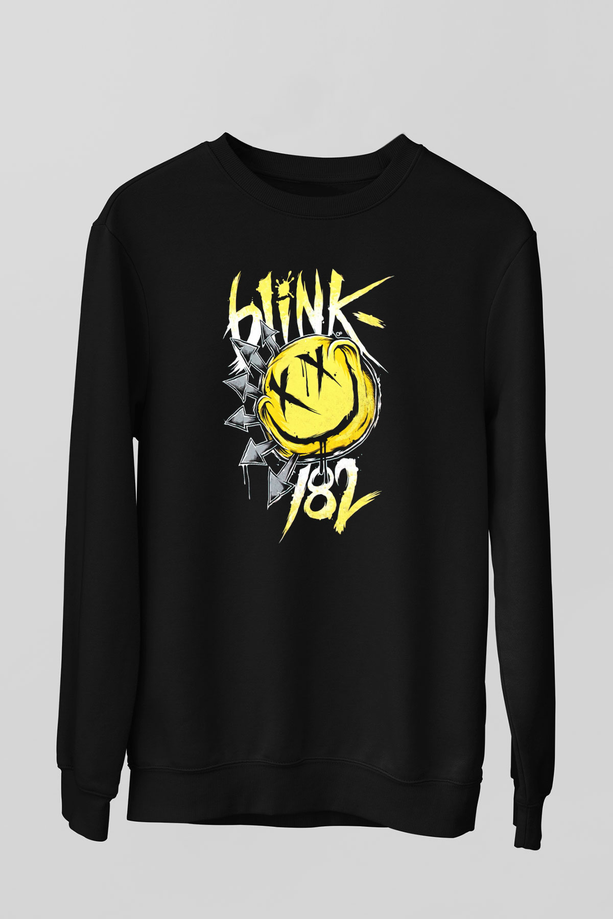 Blink 182 Siyah Unisex Sweatshirt