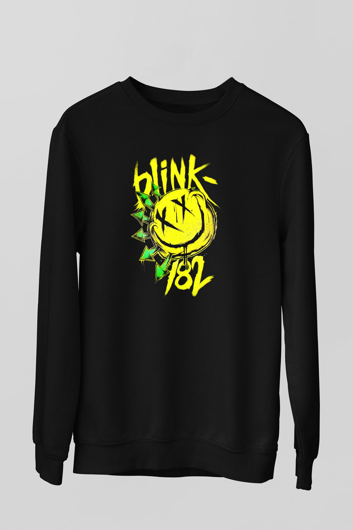 Blink 182 Siyah Unisex Sweatshirt