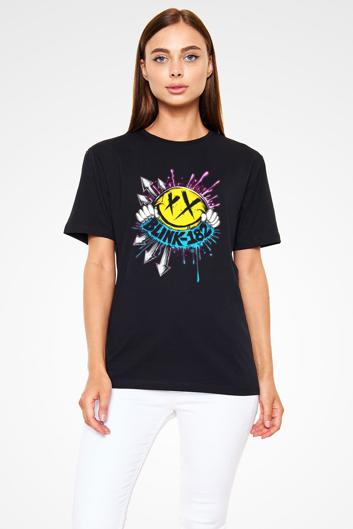 Blink 182 Siyah Unisex Tişört T-Shirt - TişörtFabrikası