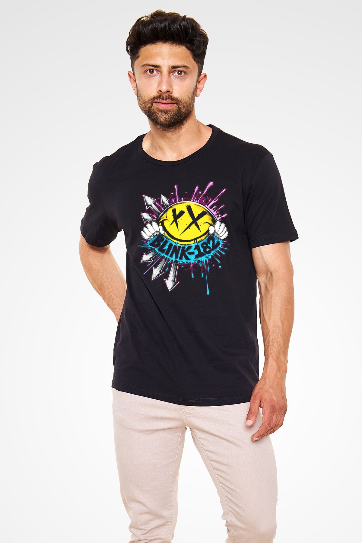 Blink 182 Siyah Unisex Tişört T-Shirt - TişörtFabrikası