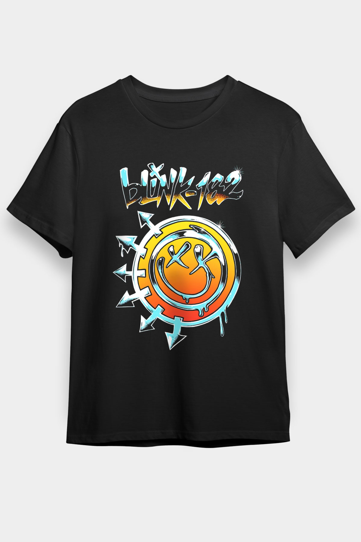 Blink 182 Siyah Unisex Tişört T-Shirt - TişörtFabrikası