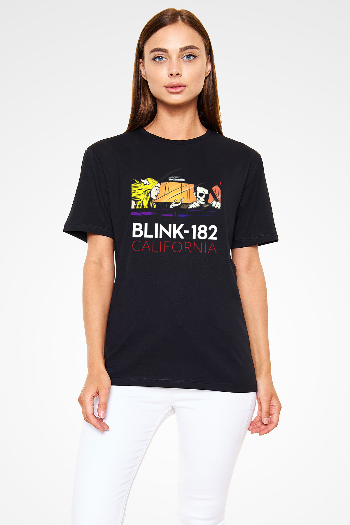 Blink 182 Siyah Unisex Tişört T-Shirt - TişörtFabrikası