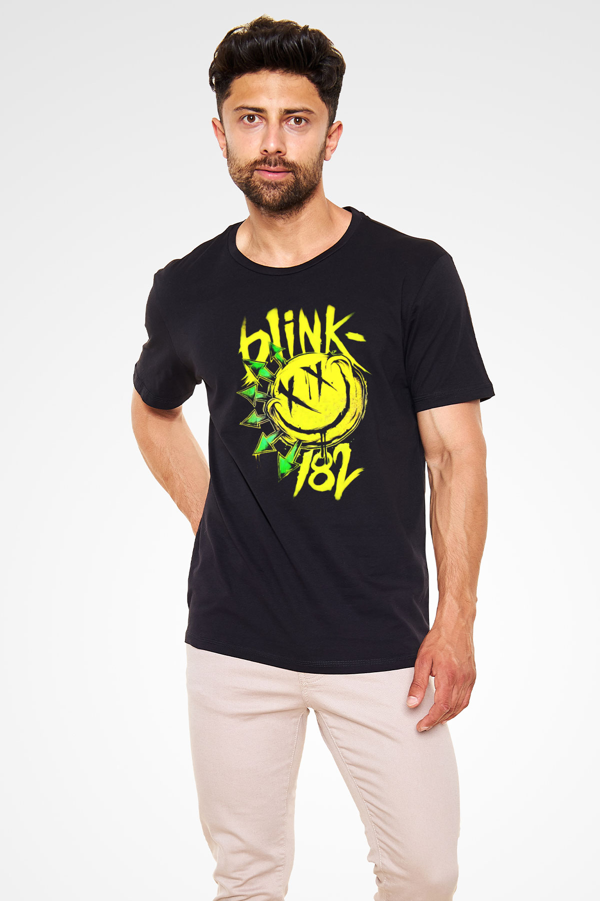 Blink 182 Siyah Unisex Tişört T-Shirt - TişörtFabrikası