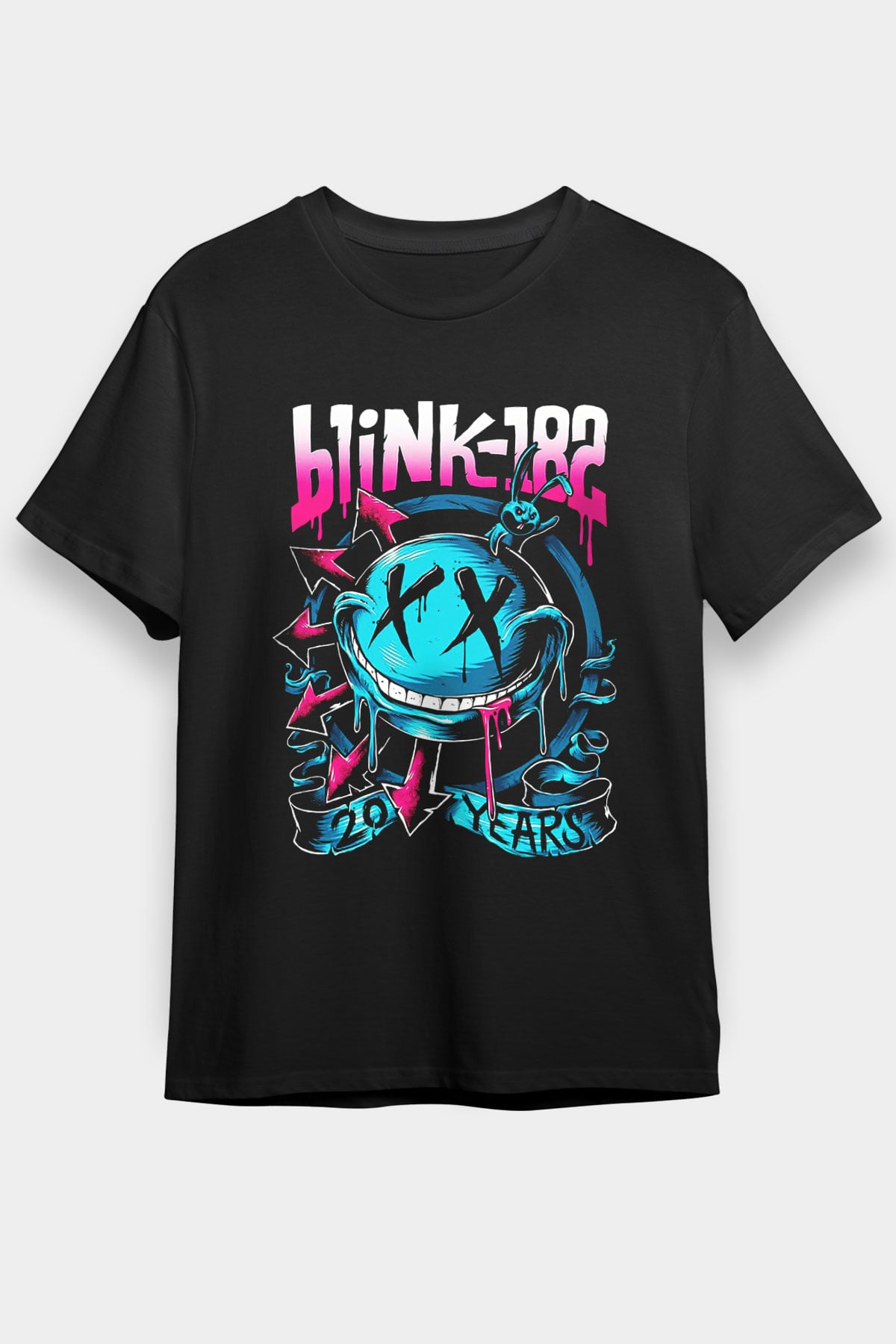 Blink 182 Siyah Unisex Tişört T-Shirt - TişörtFabrikası