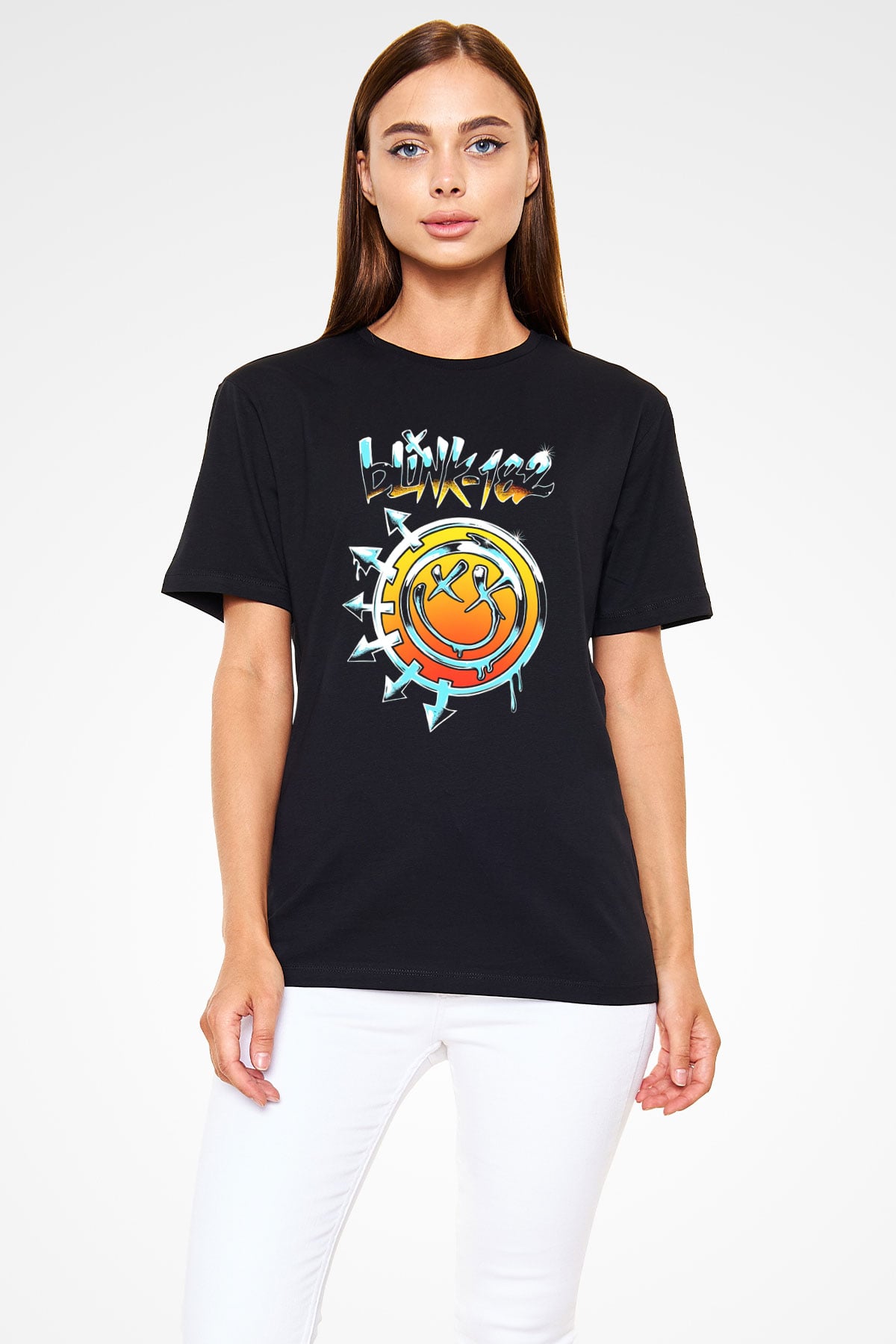 Blink 182 Siyah Unisex Tişört T-Shirt - TişörtFabrikası
