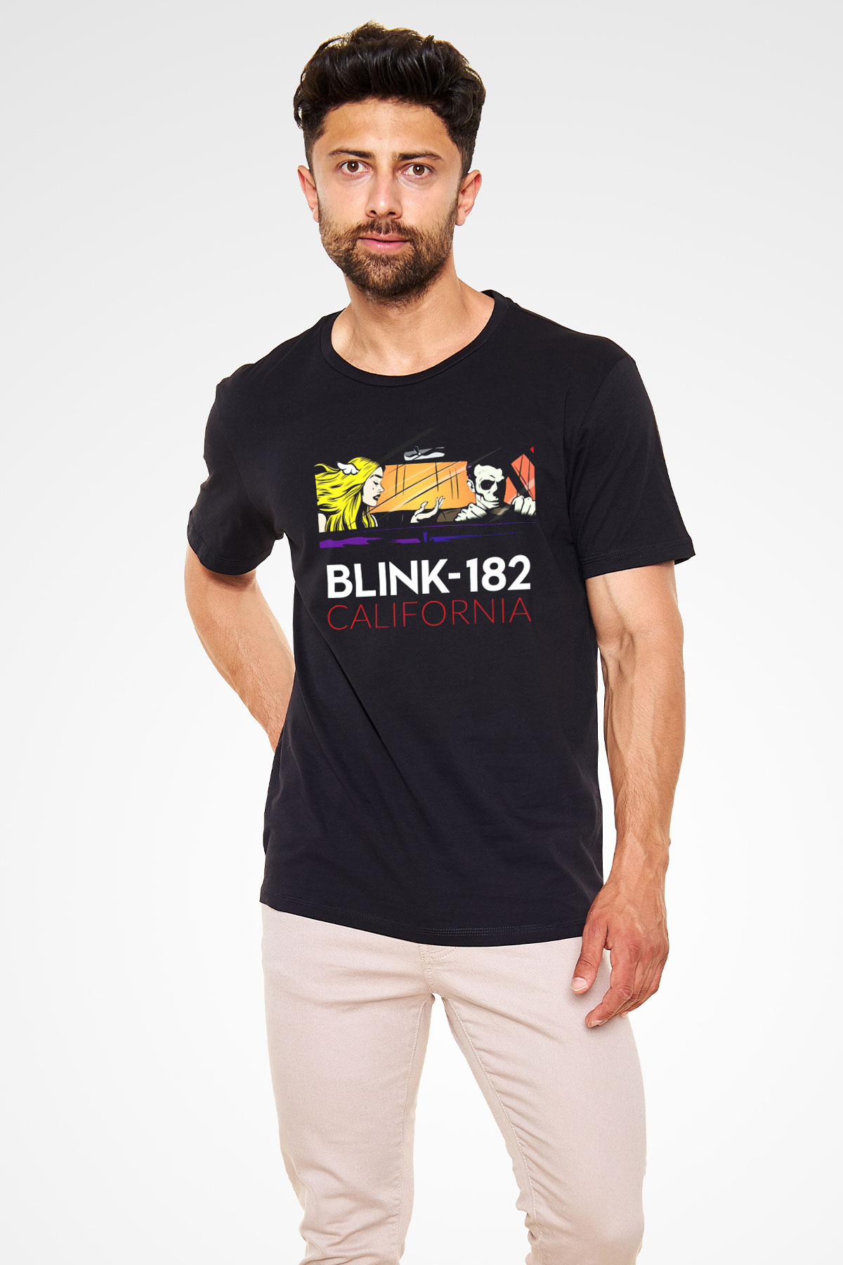 Blink 182 Siyah Unisex Tişört T-Shirt - TişörtFabrikası