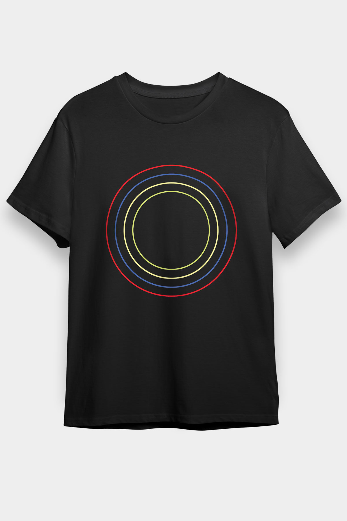Bloc Party Baskılı Unisex Siyah Tişört