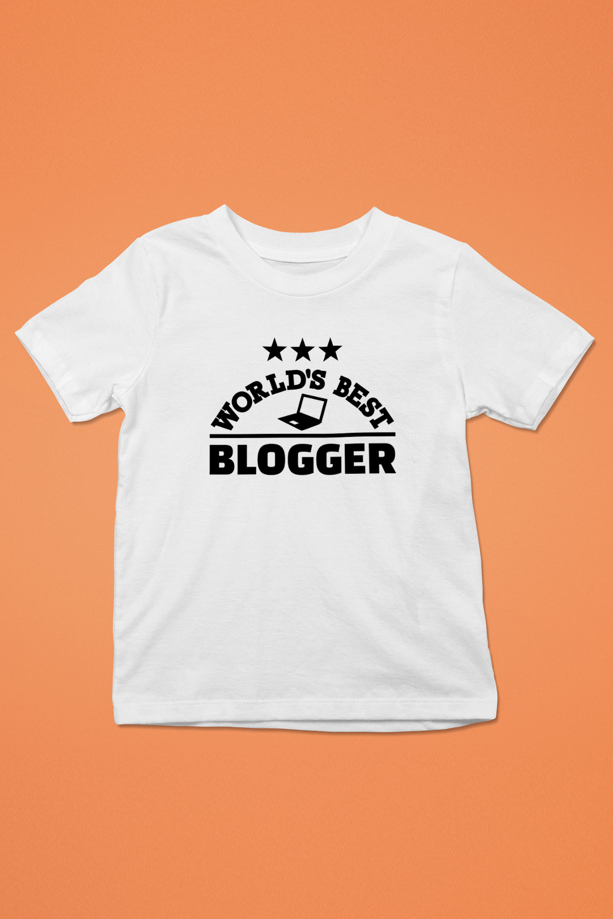 Blogger Beyaz Unisex Çocuk Tişört