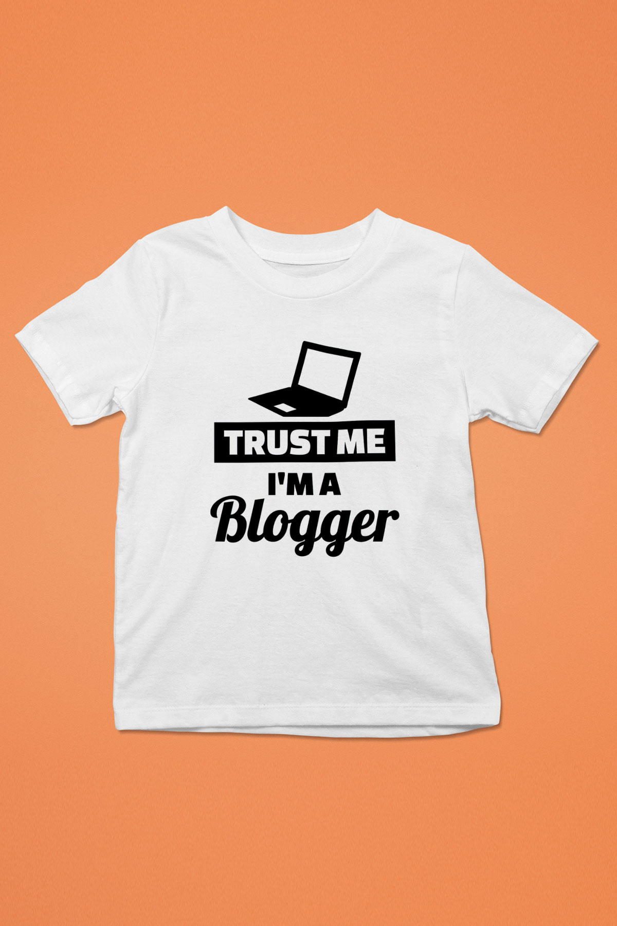 Blogger Beyaz Unisex Çocuk Tişört