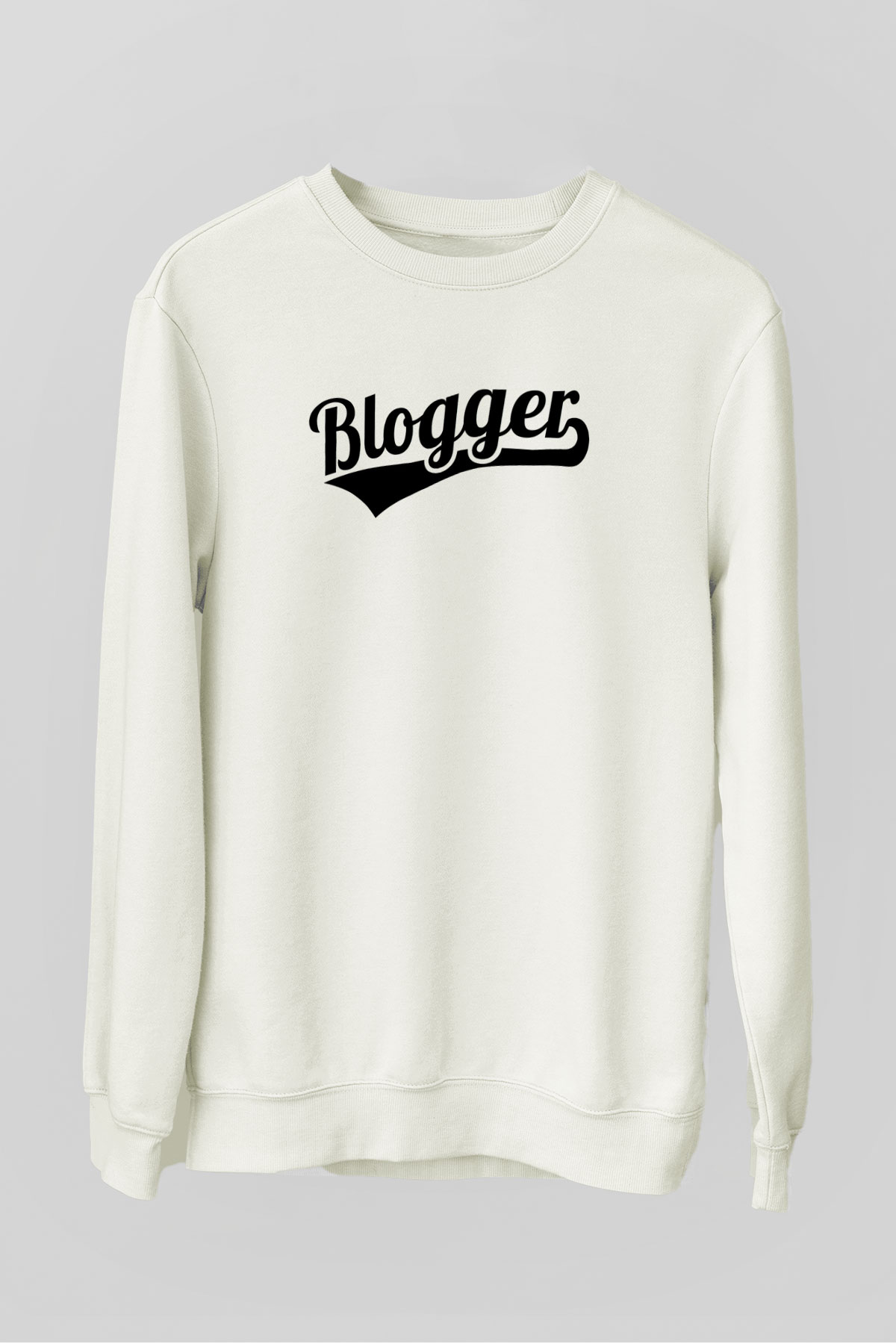 Blogger Beyaz Unisex Sweatshirt