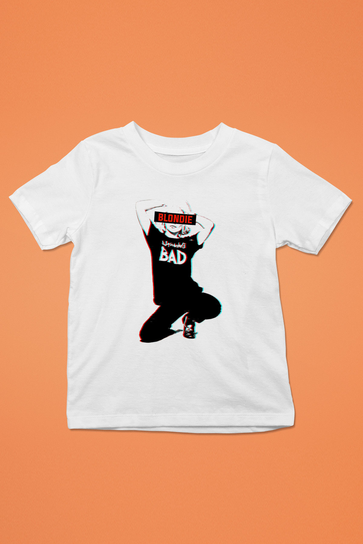 Blondie - Debbie Harry Baskılı Beyaz Unisex Beyaz Çocuk Tişört - Tshirt